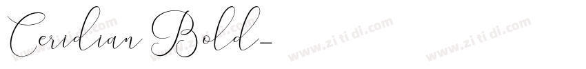 Ceridian Bold字体转换